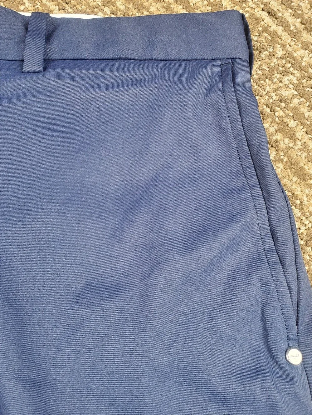 RLX Ralph Lauren Golf Shorts Blue Performance Stretch Size 36 Chino